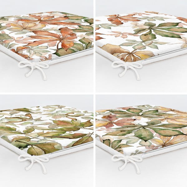 Възглавници за сядане в комплект 4 бр. 40x40 cm Autumn – Mila Home-image-2