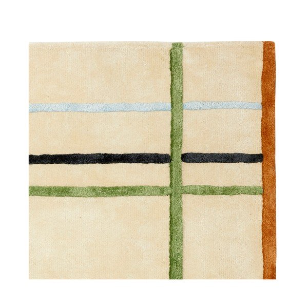 Бежов килим с памучна смес Ester, 120 x 180 cm - Hübsch-image-2