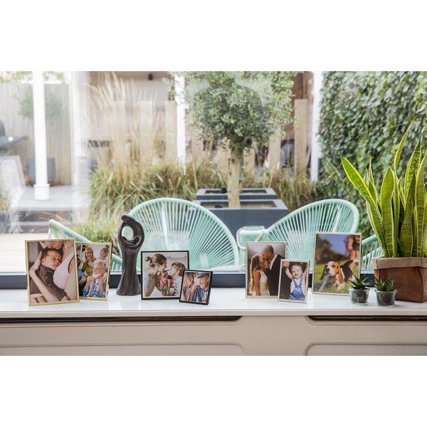 Метална стояща/висяща рамка в златисто 11x16 cm Sweet Memory – Zilverstad-image-3