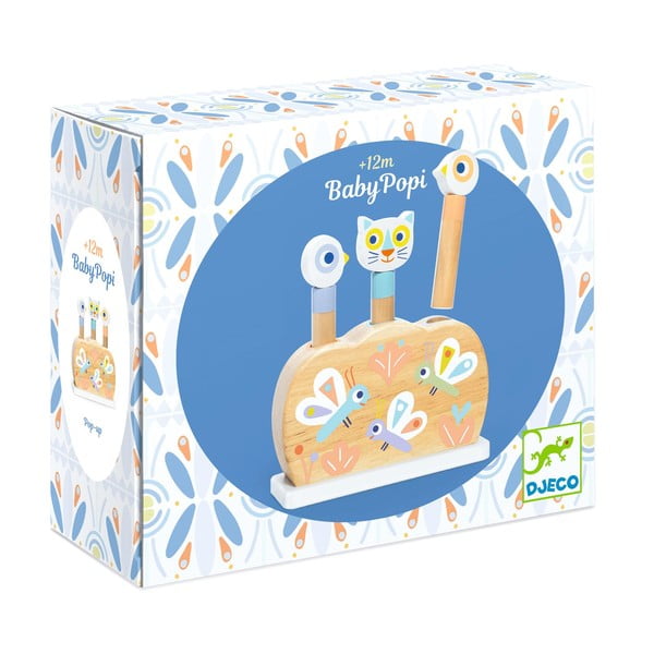 Дървена играчка със скачащи животни - Djeco-image-1