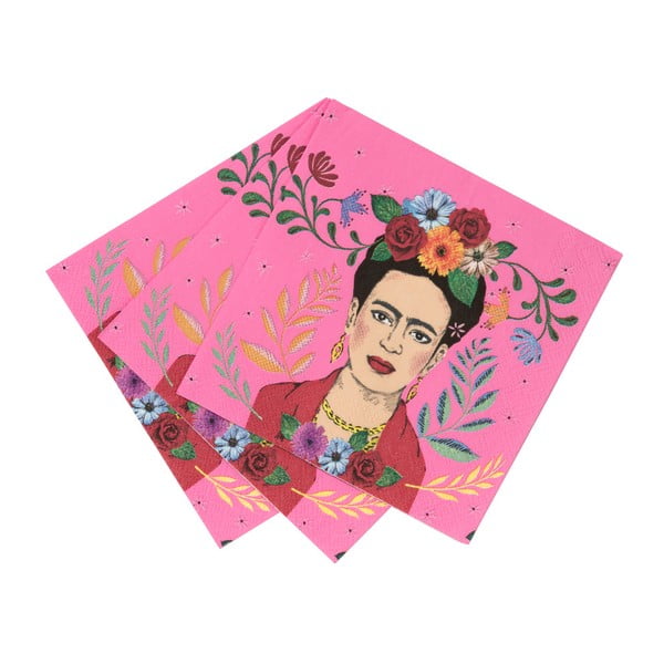 Комплект от 20 хартиени салфетки Boho Frida, 25 x 25 cm - Talking tables