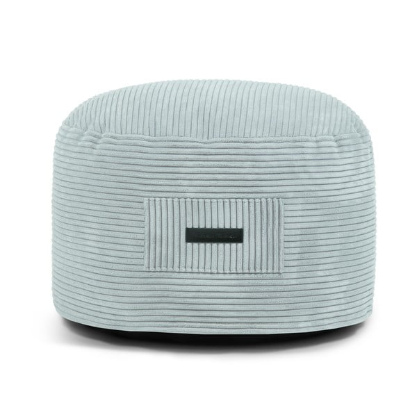 Табуретка от рипсено кадифе в цвят мента Om 60 – SLOWDOWN