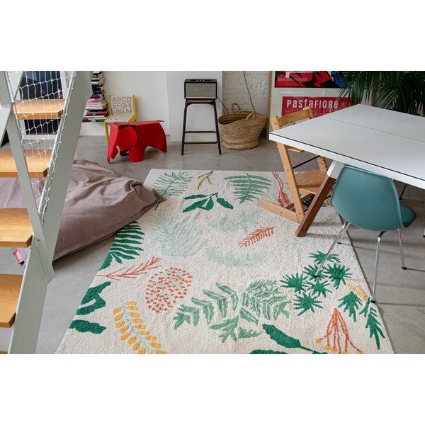Памучен ръчно изработен детски килим подходящ за пране 170x240 cm Botanic Plants – Lorena Canals-image-3