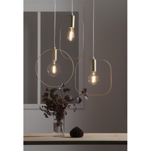 Висящо осветително тяло  в златист цвят Shape – Star Trading-image-2