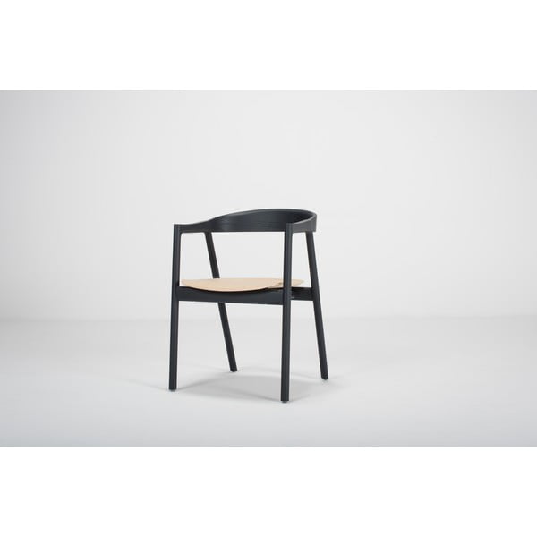 Стол за хранене от черен дъб Muna - Gazzda-image-2