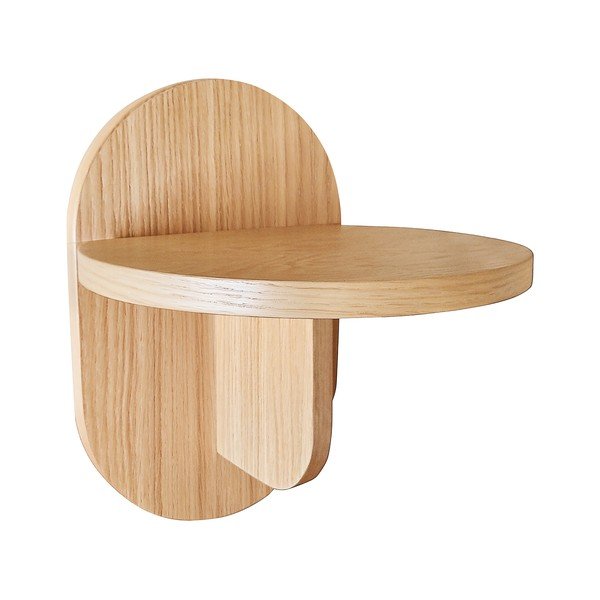 Рафтове с дъбов декор в естествен цвят Soft - Woodman-image-1