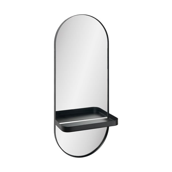 Стенно огледало с рафт 25x60 cm Olbia – House Nordic-image-2