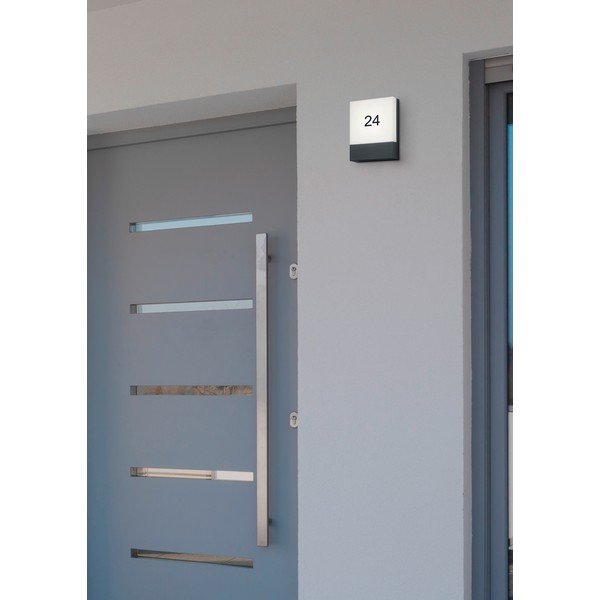 LED стенно външно осветително тяло (височина 20 cm) Pecos – Trio-image-1