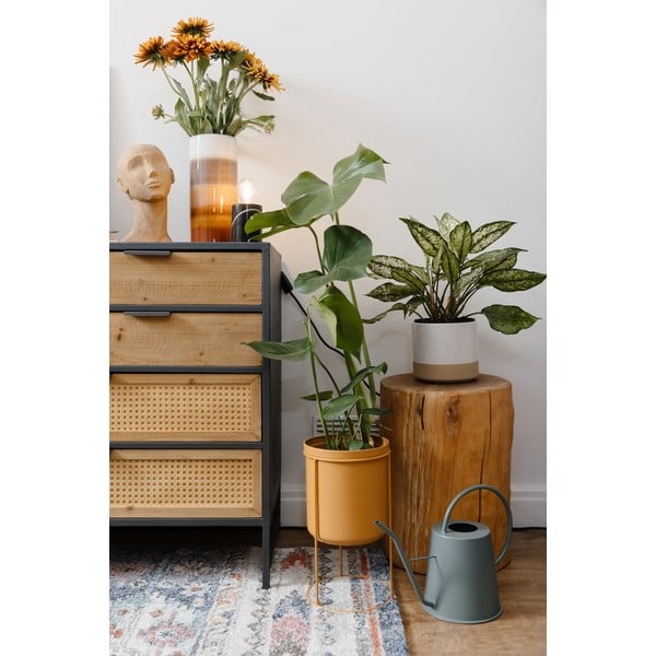 Зелена метална лейка, височина 24 cm Cone - PT LIVING-image-2