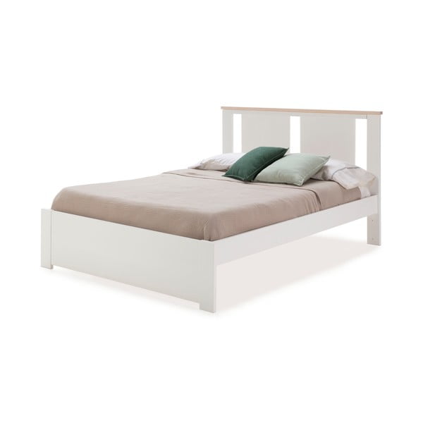 Бяло двойно легло с решетка 140x190 cm Enara - Marckeric-image-3