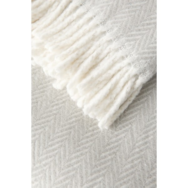 Светлосиво одеяло със съдържание на памук , 140 x 180 cm Skyline - Euromant-image-2