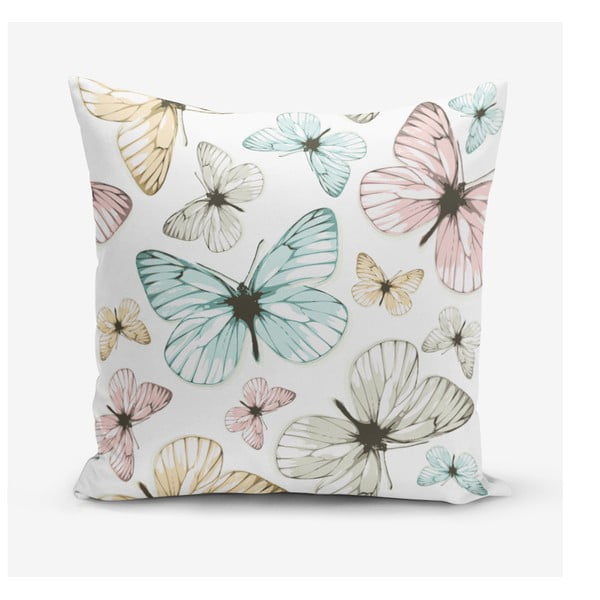 Калъфка за възглавница от памучна смес Пеперуда, 45 x 45 cm - Minimalist Cushion Covers