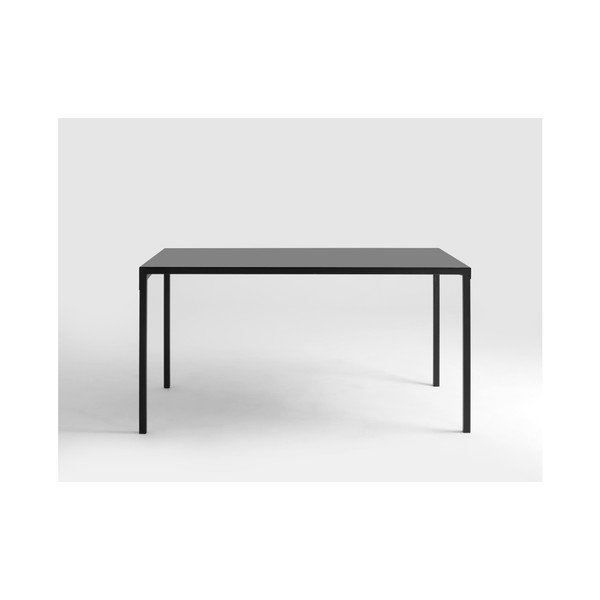 Черна метална маса за хранене , 140 x 80 cm Obroos - CustomForm-image-3