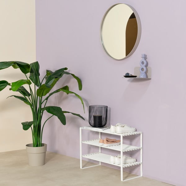 Бяла метална стойка за обувки 70x49x29 cm Rex – Spinder Design-image-1