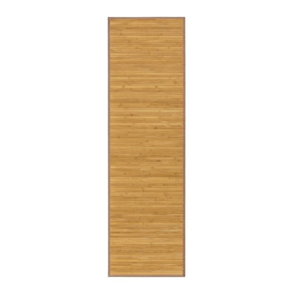 Бамбуков килим в естествен цвят 60x200 cm - Casa Selección