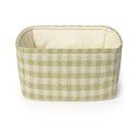 Светлозелена текстилна детска кошница за играчки 30x20x20 cm Swan Matcha – Lorena Canals