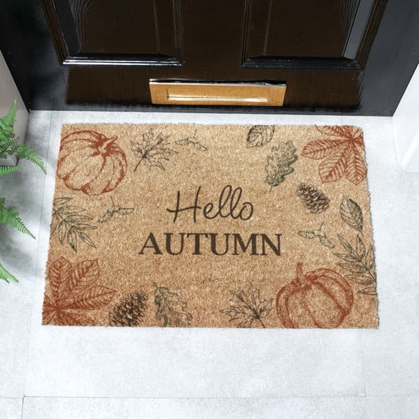 Изтривалка от кокосови влакна 40x60 cm Hello Autumn – Artsy Doormats-image-2
