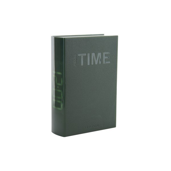 Зелен LED будилник Book - Karlsson-image-3