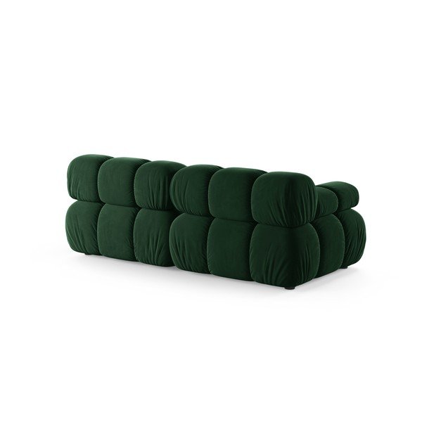 Тъмнозелен кадифен модулен диван 188 cm – Micadoni -image-2