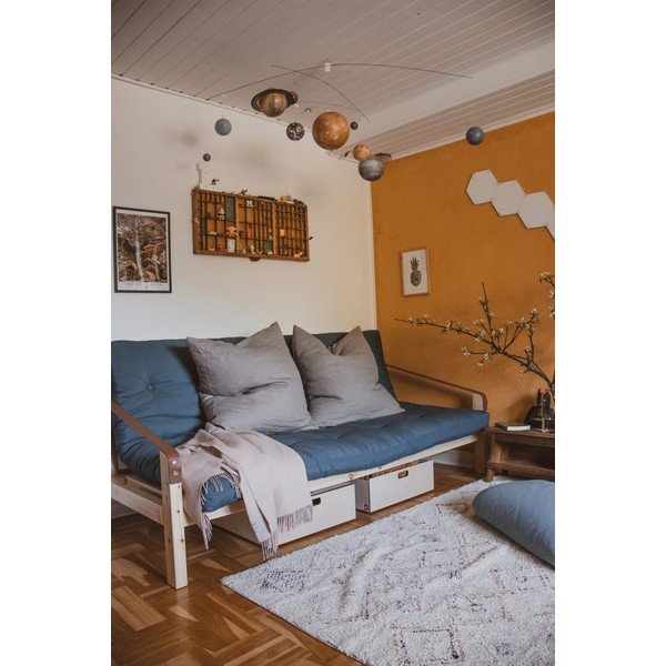 Кафяв разтегателен диван 204 cm Poetry - Karup Design-image-4