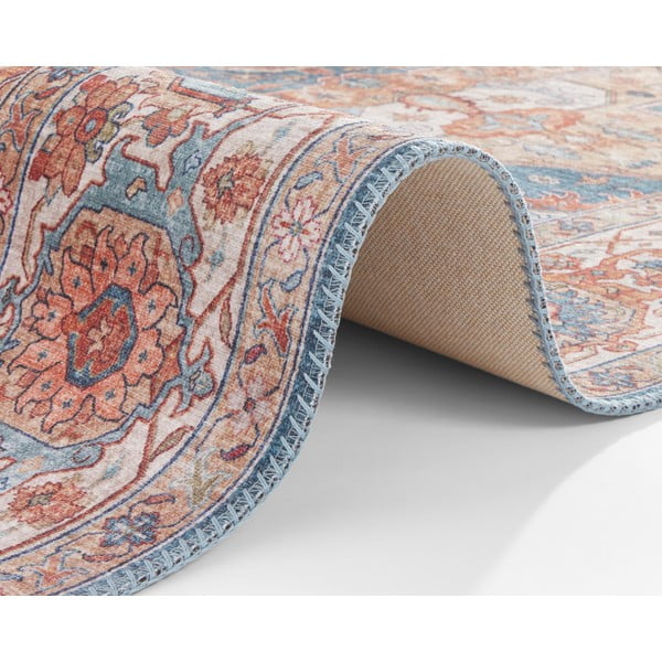 Синьо-червен мокет , 80 x 200 cm Sylla - Nouristan-image-4