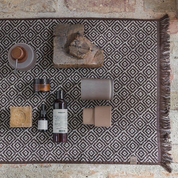 Кафява стъклена чаша за четки за зъби Modest – Mette Ditmer Denmark-image-3