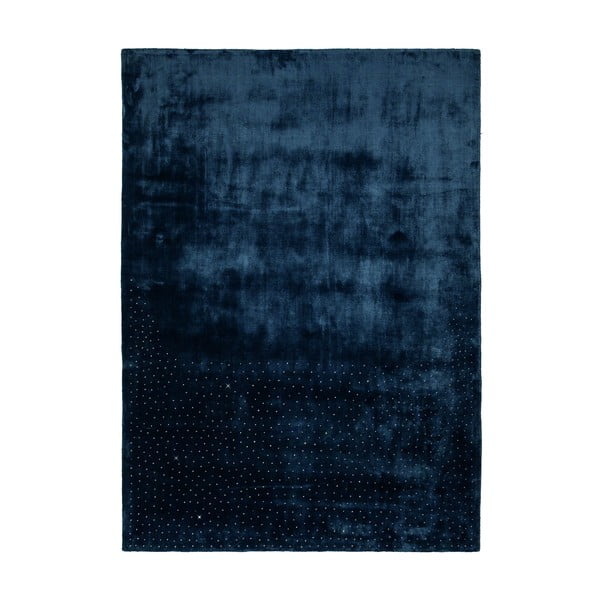 Тъмносин ръчно тъкан килим Swarowski, 160 x 230 cm - Flair Rugs