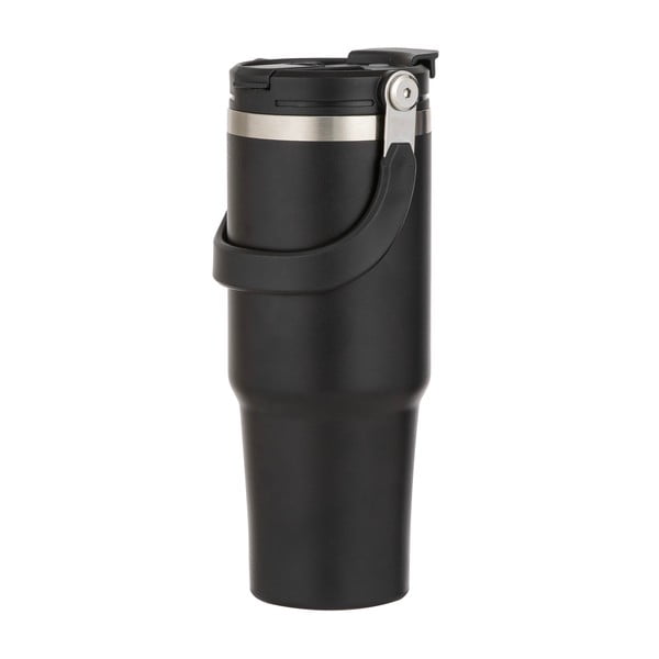 Черна бутилка за пътуване бутилка  от неръждаема стомана 1 l Eco – Ladelle