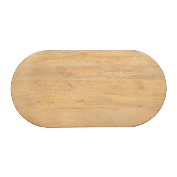 Масичка за кафе от масивно манго  в естествен цвят  60x120 cm Montmartre – Ixia-image-3