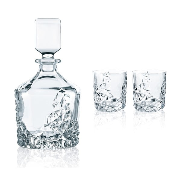 Комплект за уиски от кристално стъкло Комплект за уиски Sculpture - Nachtmann