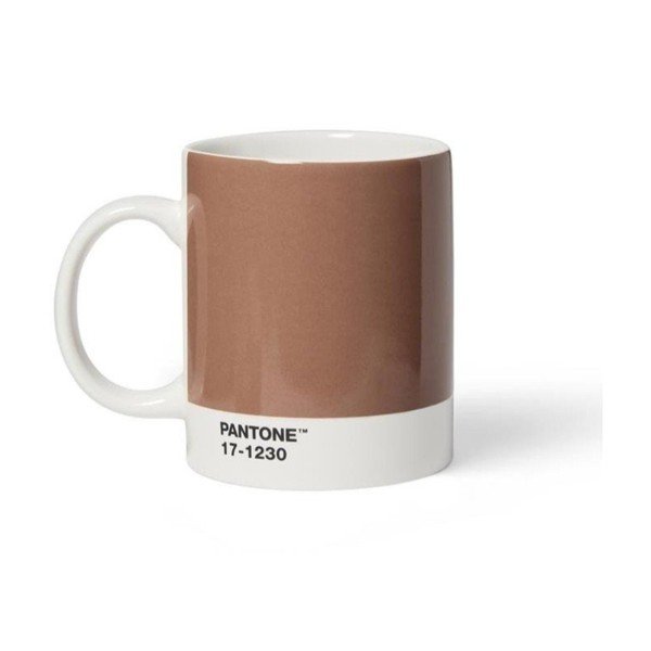Светлокафява порцеланова чаша 375 ml Mocha Mousse 17-1230 – Pantone