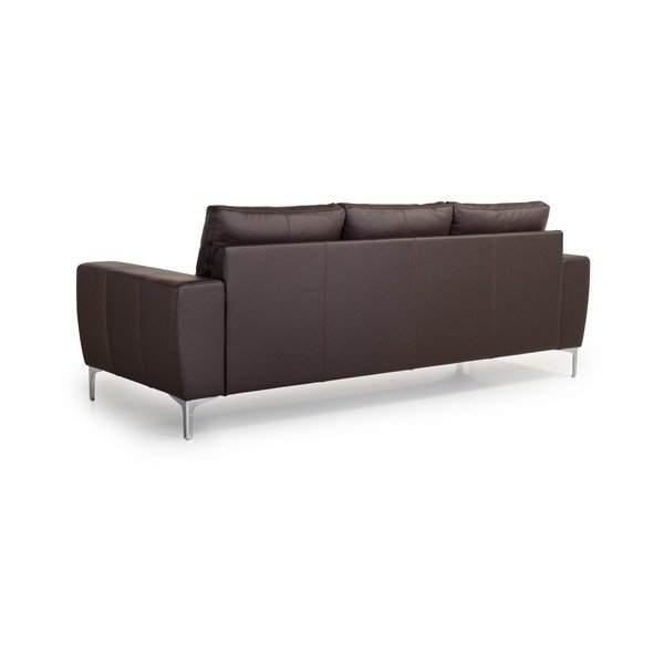 Кафяв кожен диван Twigo, 227 cm - Scandic-image-3