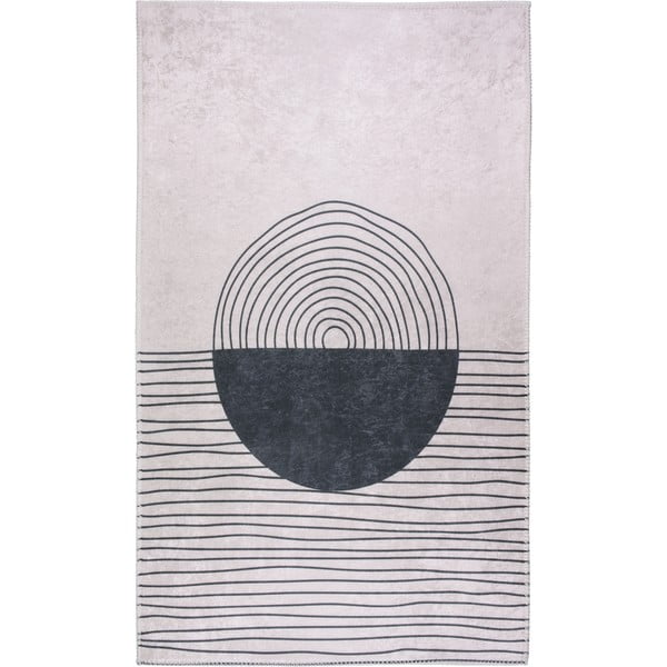 Кремав миещ се килим, 160x230 cm - Vitaus