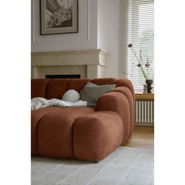 Теракотен ъглов диван (десен ъгъл) Shell – Miuform-image-4