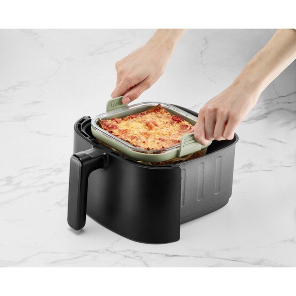 Стъклена форма за печене 18,5x17,5 cm – Lékué-image-1