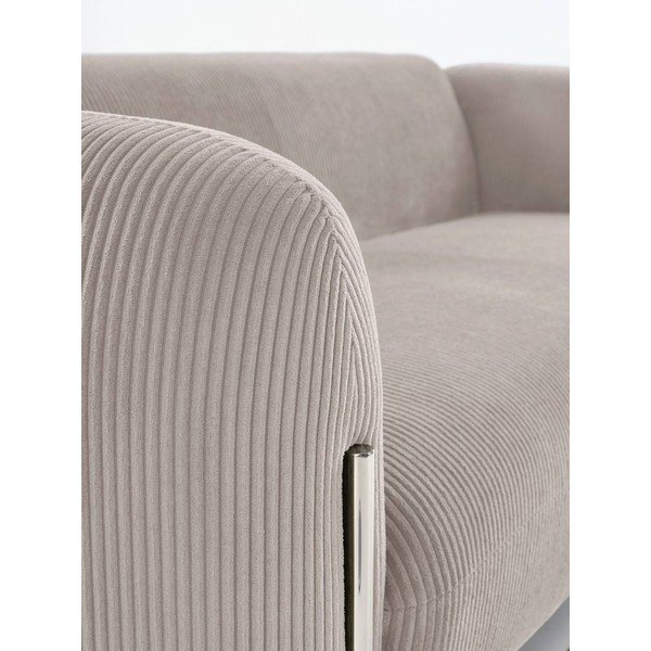 Сиво-бежов диван от рипсено кадифе 234 cm Everman – Jotex-image-4
