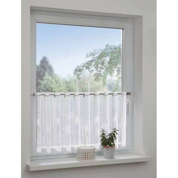 Бяла завеса от воал 140x48 cm Dandelion – Sehlbach-image-1