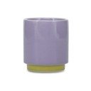 Зелена/лилава глинена чаша 130 ml Duo – ONA