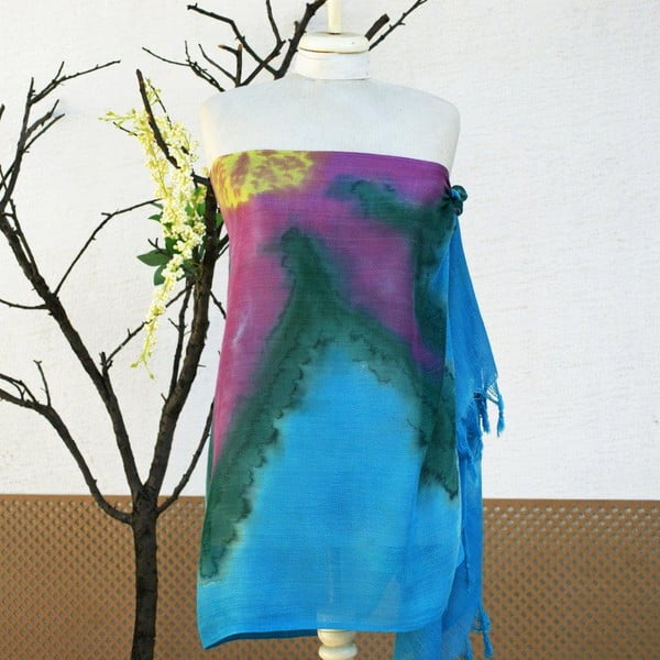 Pareo šátek Cloth Turquoise, 70x190 cm