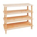 Стелаж за обувки в естествен цвят - Premier Housewares