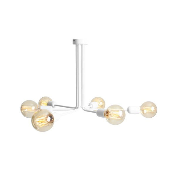 Бяла висяща лампа за 6 крушки Форма по поръчка Vanwerk - CustomForm
