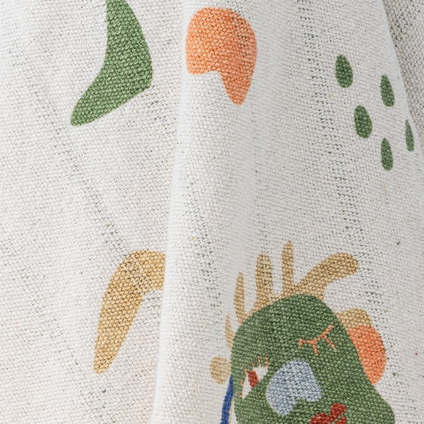 Кремаво бебешко одеяло от рециклиран памук 130x160 cm Sylvie – Bloomingville Mini-image-3