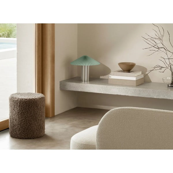 Жълта/в сребрист цвят затъмняваща се настолна лампа с текстилен абажур (височина 36 cm) Taite – Blomus-image-4