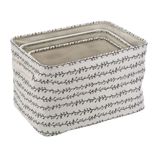 Sada 3 úložných boxů z plátna Premier Housewares Twigge-image-1