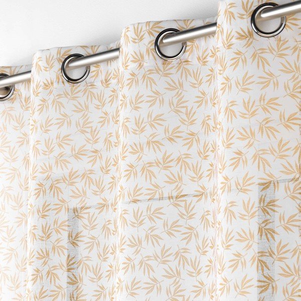 Жълто-бяла завеса 140x240 cm Maddy – douceur d'intérieur-image-1