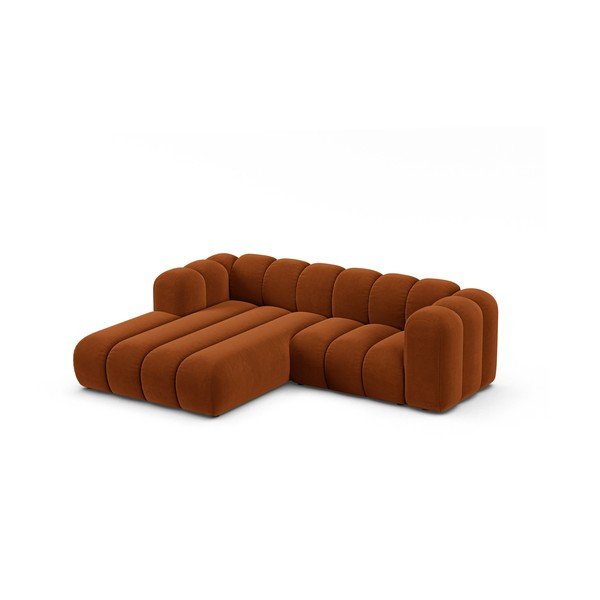 Оранжев ъглов диван (ляв ъгъл) Lupine – Micadoni Home-image-1