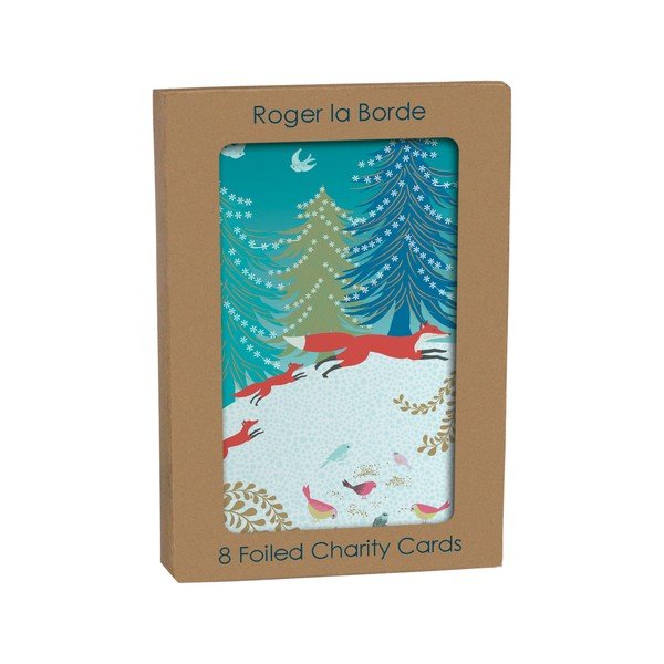 Картички в комплект 8 бр. с коледен мотив Christmas  – Roger la Borde-image-2
