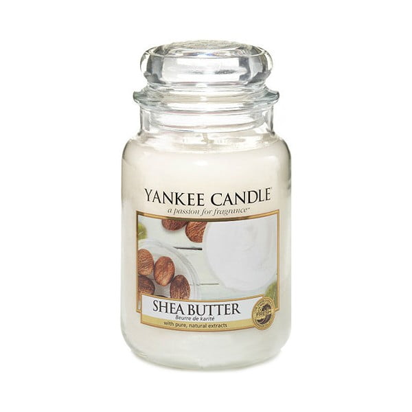 Свещ с аромат на масло от ший, време на горене 110 часа Shea Butter - Yankee Candle