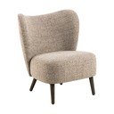 Бежово кресло от букле Elmont – Actona