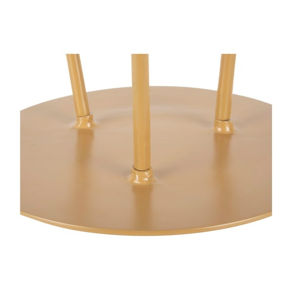 Горчичножълта метална маса за съхранение Supreme, ø 42,5 cm - Leitmotiv-image-3